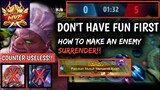 THIS IS HOW MAKE ENEMY SURRENDER BY FOX MOBA MOBILE LEGENDS