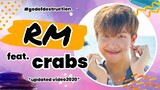 BTS RM - catching crabs and cooking [ENG SUB]