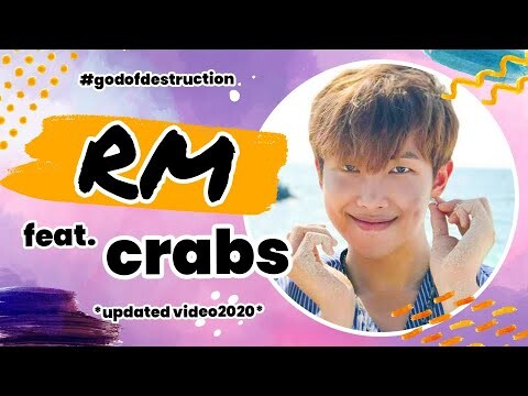 BTS RM - catching crabs and cooking [ENG SUB]