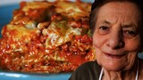 [การทำอาหาร]ยายอิตาลีวัย 91 ทำ"ลาซานญ่าที่หายไป" ชีสอี้เตียนไม่เอาเงินเหรอ?