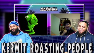 INTHECLUTCH TRY NOT TO LAUGH TO KERMIT GOES ON A ROAST RAMPAGE ON OMEGLE