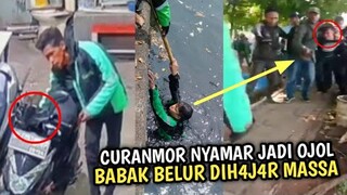 SIKAT ABIS  !! Curanmor  Nyamar jadi Ojol Jadi bulan-bulanan Warga