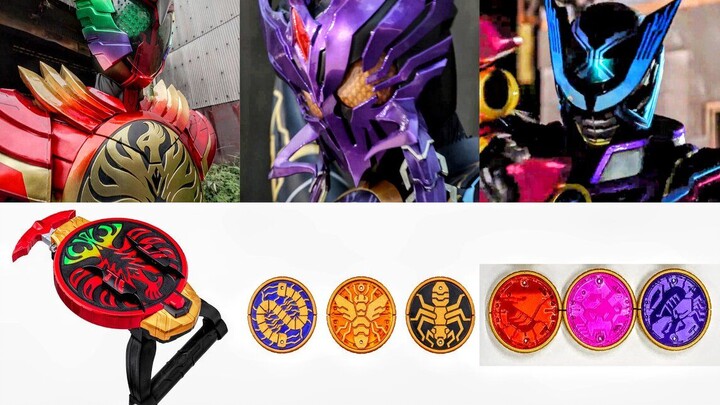 【Kamen Rider OOO】 CSM Phoenix Shield Tajanityspinner Terbaru, Burung Abadi & Koin Goda! Kelahiran ju