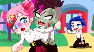 Anna vs Edward Zombie School - All of us are dead | Gacha Animation