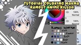Tutorial Coloring warna rambut anime killua ✨🔥