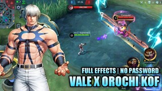 SCRIPT SKIN VALE X OROCHI MIZUCHI KOF FULL EFFECTS NO PASSWORD - MOBILE LEGENDS