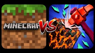 Minecraft Pocket Edition VS Lokicraft Survival Knight