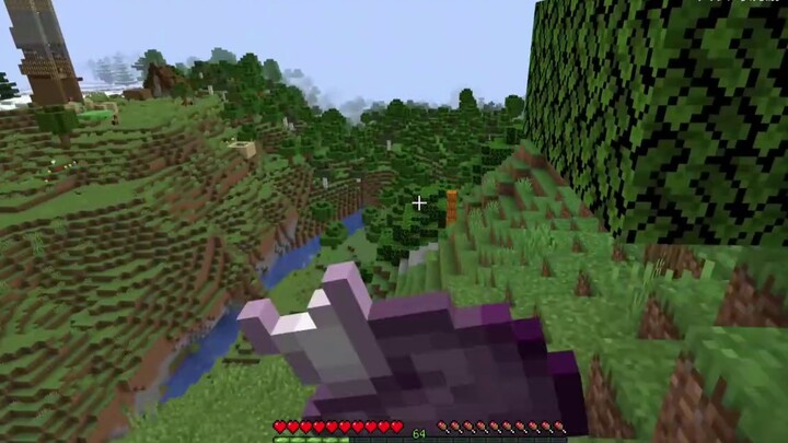 Minecraft: Apa jadinya jika kamu memakan buah pinus ungu di gunung?
