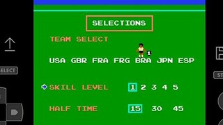 Soccer (World) - NES (Brazil vs Computer) John NES Lite emulator.