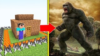 KING KONG TẤN CÔNG NHÀ ĐƯỢC BẢO VỆ CỦA NOOB | TROLL NHÀ NOOB