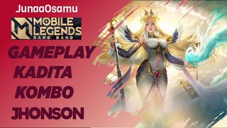 GAMEPLAY KOMBO KADITA X JOHNSON SEKALI TABRAK HILANG