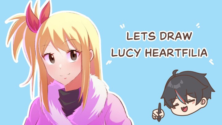 Lets draw Lucy Heartfilia🗝️ from Fairy tail