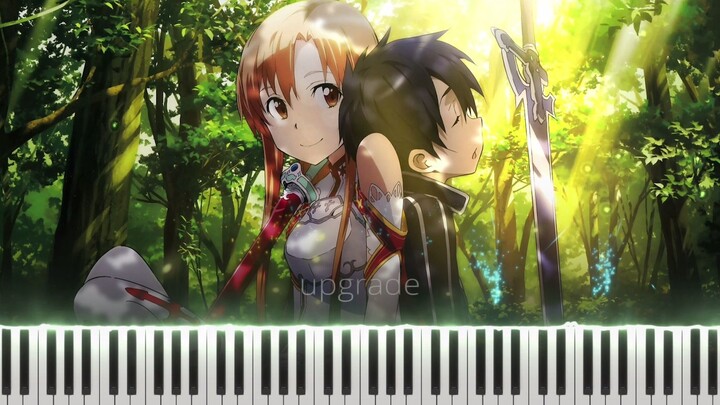 ACG Piano | The theme song of "Go け/LiSA" "Sword Art Online: Aria of a Starless Night"