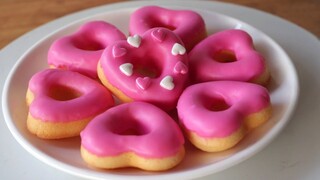 โดนัทหัวใจ Heart donut l ครัวป้ามารายห์