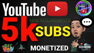 UPDATE  FOR MONETIZED  CHANNEL |  5,000 SUBS REQUIREMENT | CHANNEL MEMBERSHIP