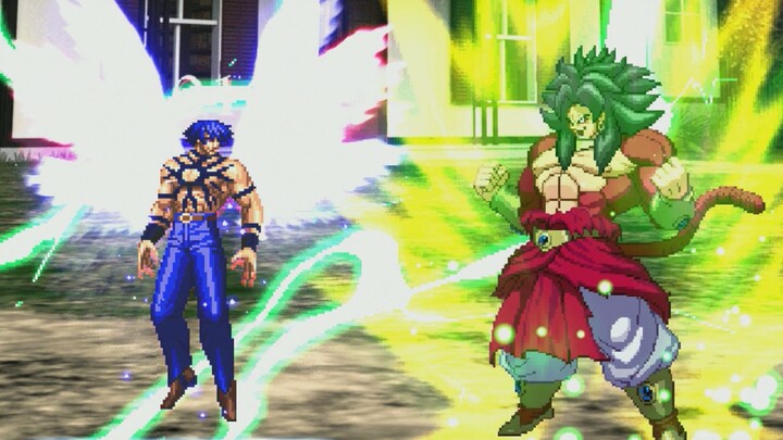 Water Snake (level 100) VS Super Saiyan 4 Broly (full power)