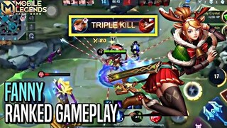 FANNY RANKED GAMEPLAY! AUTO AGGRESSIVE?!! | Full Gameplay | Top Global Fanny | MLBB