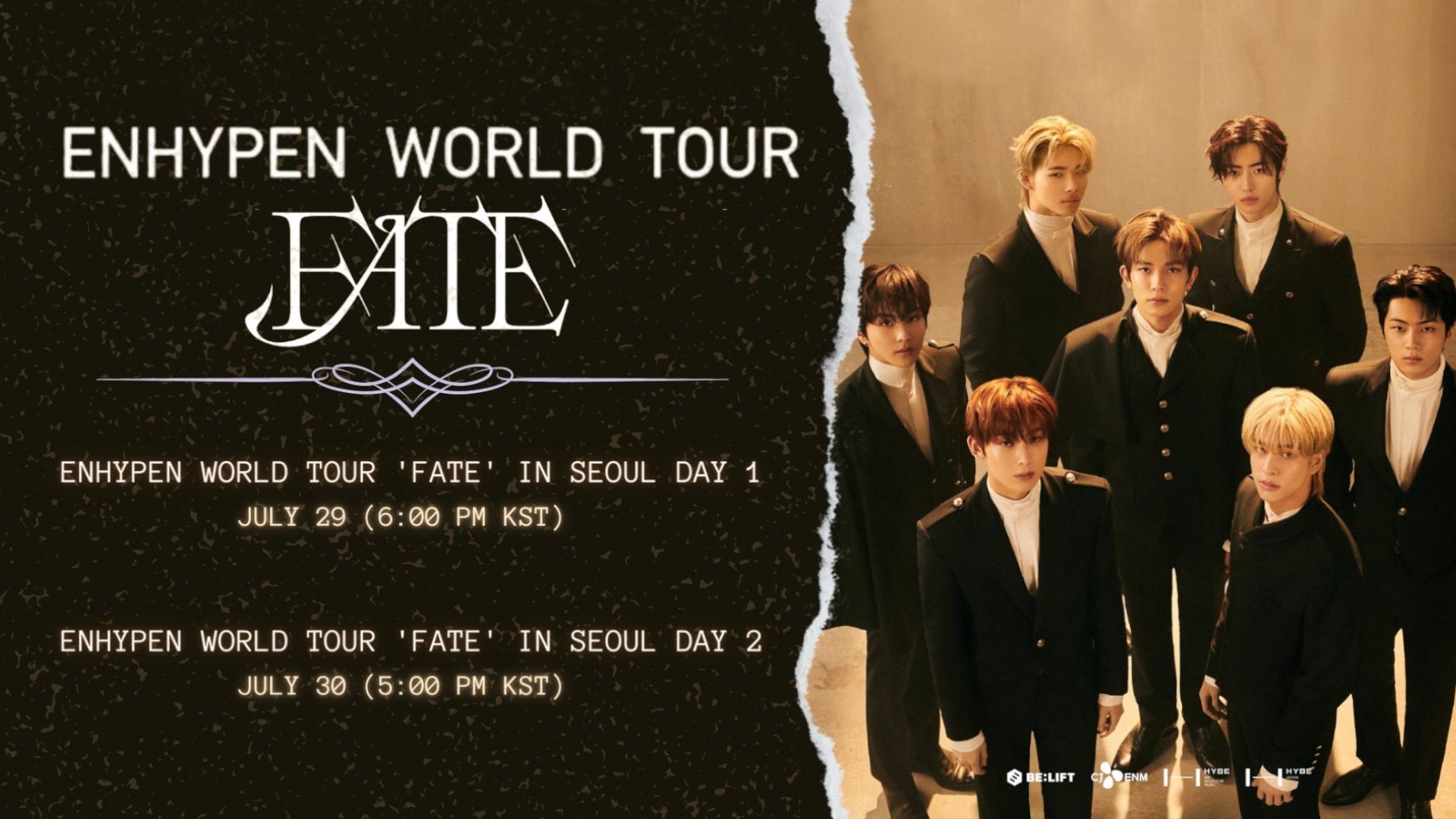 Enhypen - World Tour 'Fate' in Seoul 'Day 2' 'Part 1' [2023.07.30