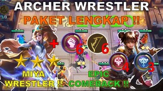 COMBO ARCHER WRESTLER INI KUAT BANGET !! BISA STUN DAN BURST DAMAGE ! COMBO MAGIC CHESS TERKUAT 2022