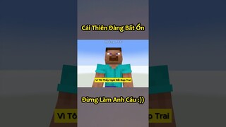 Cái Thiên Đàng Bất Ổn Nhất Trong Minecraft 🤣 #shorts