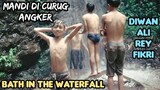 MANDI DI CURUG angker❗DIWAN ALI REYHAN FIKRI | komedi sahabat ambyar | bath in the waterfall