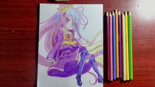 Drawing Shiro from No Game No Life | Anime Art | Philippines