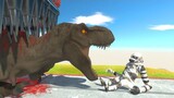 Who Can Escape From Giant Falling Spikes - Animal Revolt Battle Simulator