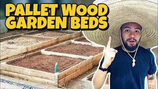 How To Make Raised Garden Beds Using Pallet Wood