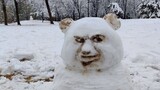 Make a funny snowman