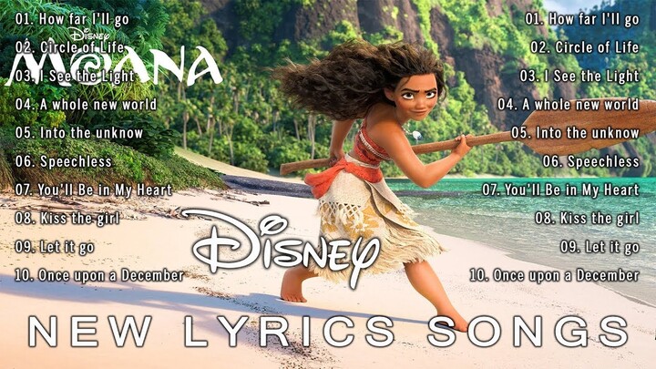 Moana Songs 🌊🌊🌊 Disney Songs Collection 🌻 Best Disney Hits for Ever 🎶 Disney Classic Relaxing