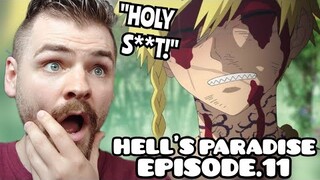 THEY GET EVEN STRONGER?!! | HELL'S PARADISE Episode 11 | New Anime Fan! | REACTION