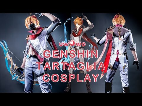 Uwowo Game Genshin Impact Tartaglia/Childe Men Cosplay Costume