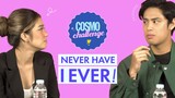 DonBelle Plays Never Have I Ever With Cosmo | Cosmo Challenge