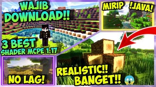 Nice😱 3 SHADERS MCPE 1.17 Smooth || Anti Lag Dan sangat Realistis Shaders || #Rtx #shaders || RTX