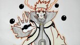 Drawing Naruto Kyuubi Chakra Mode