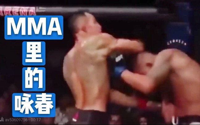 【咏春实战】当咏春打MMA 咏春擂台实战