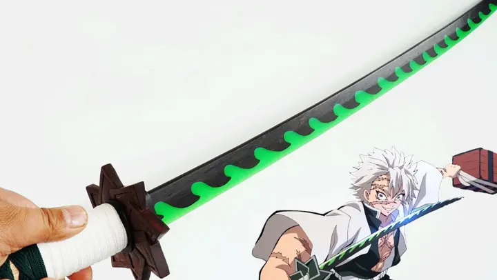 Shinazugawa's Nichirin Sword in "Demon Slayer: Kimetsu no Yaiba"