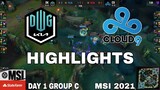 Highlights DK vs C9 MSI 2021 Day 1 Group C Damwon KIA vs Cloud 9