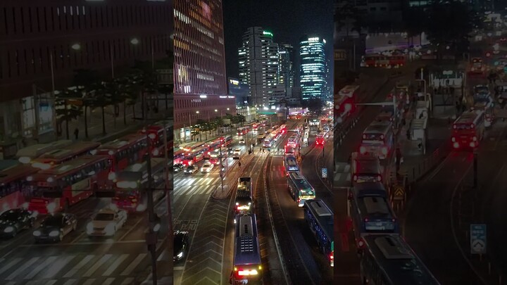 서울역 야경 (night view of seoul station in south korea)