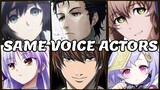 Steins Gate All Characters Japanese Dub Voice Actors Seiyuu Same Anime Characters