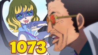 One Piece Chap 1073 Prediction - Kizaru tấn công, tiết lộ của Stussy về băng Rocks?