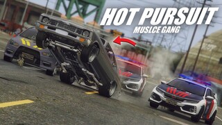 HOT PURSUIT ! AKU MEMBUAT PARA POLISI BINGUNG KEWALAHAN !! GTA V ROLEPLAY