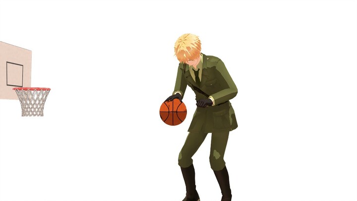 【APH/MMD】The wrong posture of playing basketball【Mi Heying】