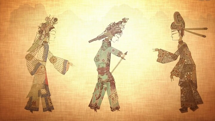Clip from the shadow puppet animation "The Legend of White Snake"