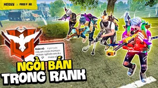 Thử thách đấu rank chỉ ngồi mới được bắn có làm khó được các thành viên Heavy | HEAVY Free Fire