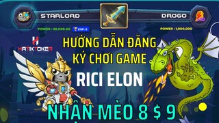 Hướng dẫn đăng ký chơi test game Rici Elon | Chơi test game rici elon nhận quà cực khủng |Hatiktoker