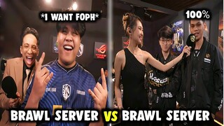 BRAWL SERVER VS BRAWL SERVER, TLID DETHRONE RRQ AGAIN, FAVIANN WANTS FOPH. . .