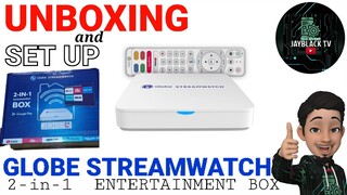 GLOBE STREAMWATCH 2in1 | UNBOXING AND SET UP | ANDROID TV BOX NA, DIGITAL TV RECEIVER PA