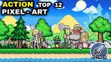 Top 12 Best ACTION PIXEL ART Games Android iOS 2022 (OFFLINE ONLINE) LOW SIZE Games Pixel-Art Mobile