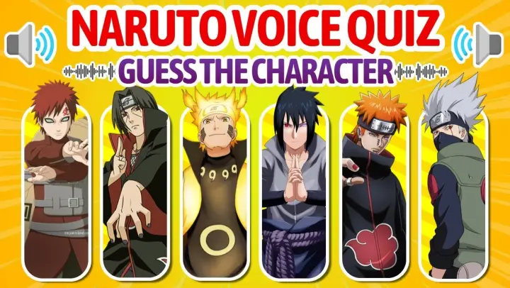 NARUTO VOICE QUIZ 🗣️🍜🦊 Guess the Naruto/Naruto Shippuden Character I Only real fans can answer 🍥